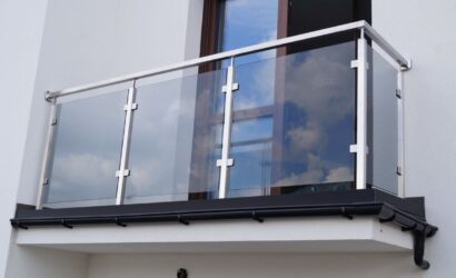 Balustrady szklane zewnętrzne
