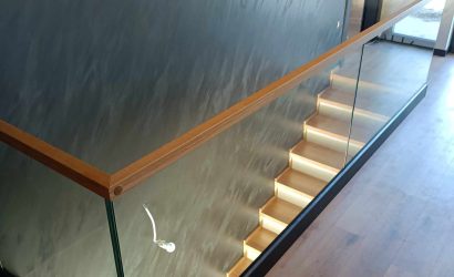 balustrada całoszklana